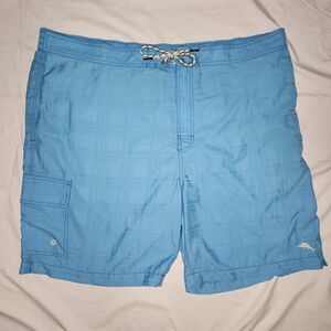 Tommy Bahama Blue Swim Trunks